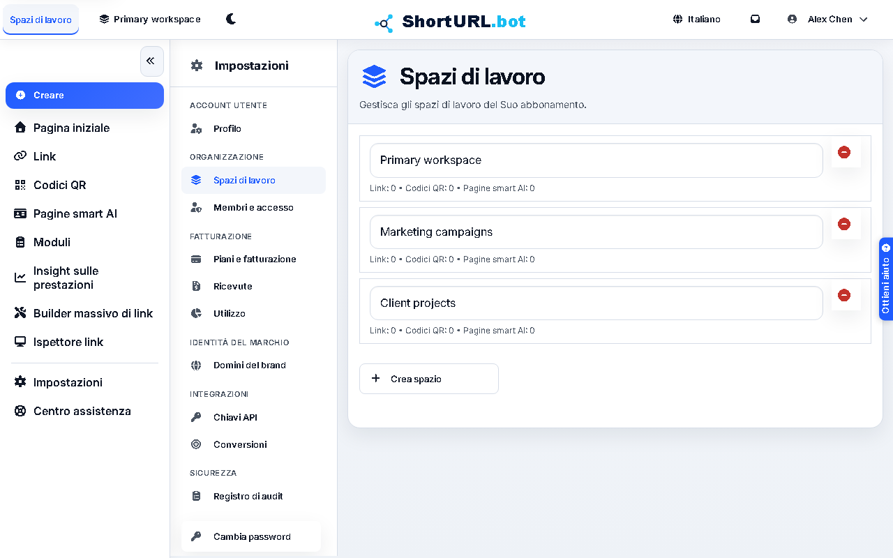 Screenshot Workspace