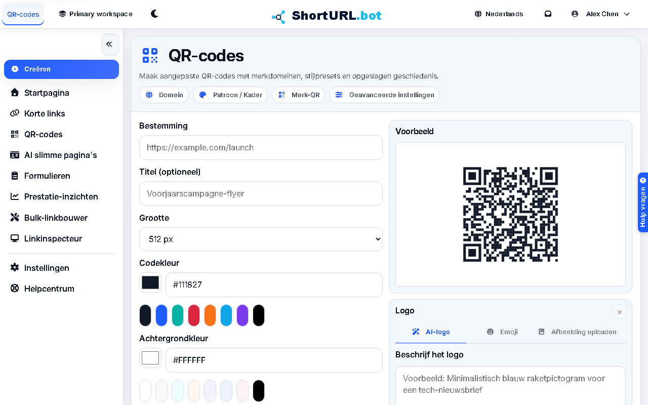 Screenshot QR-codes