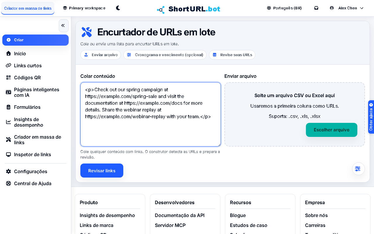 Captura de tela do Smart Replace